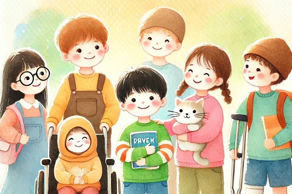 Kinder mit Einschränkungen Kinder mit Einschränkungen